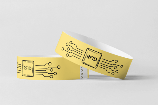 Bracelets en papier RFID - Print en couleur et mifare ul ev1 papier en papier JM Band®