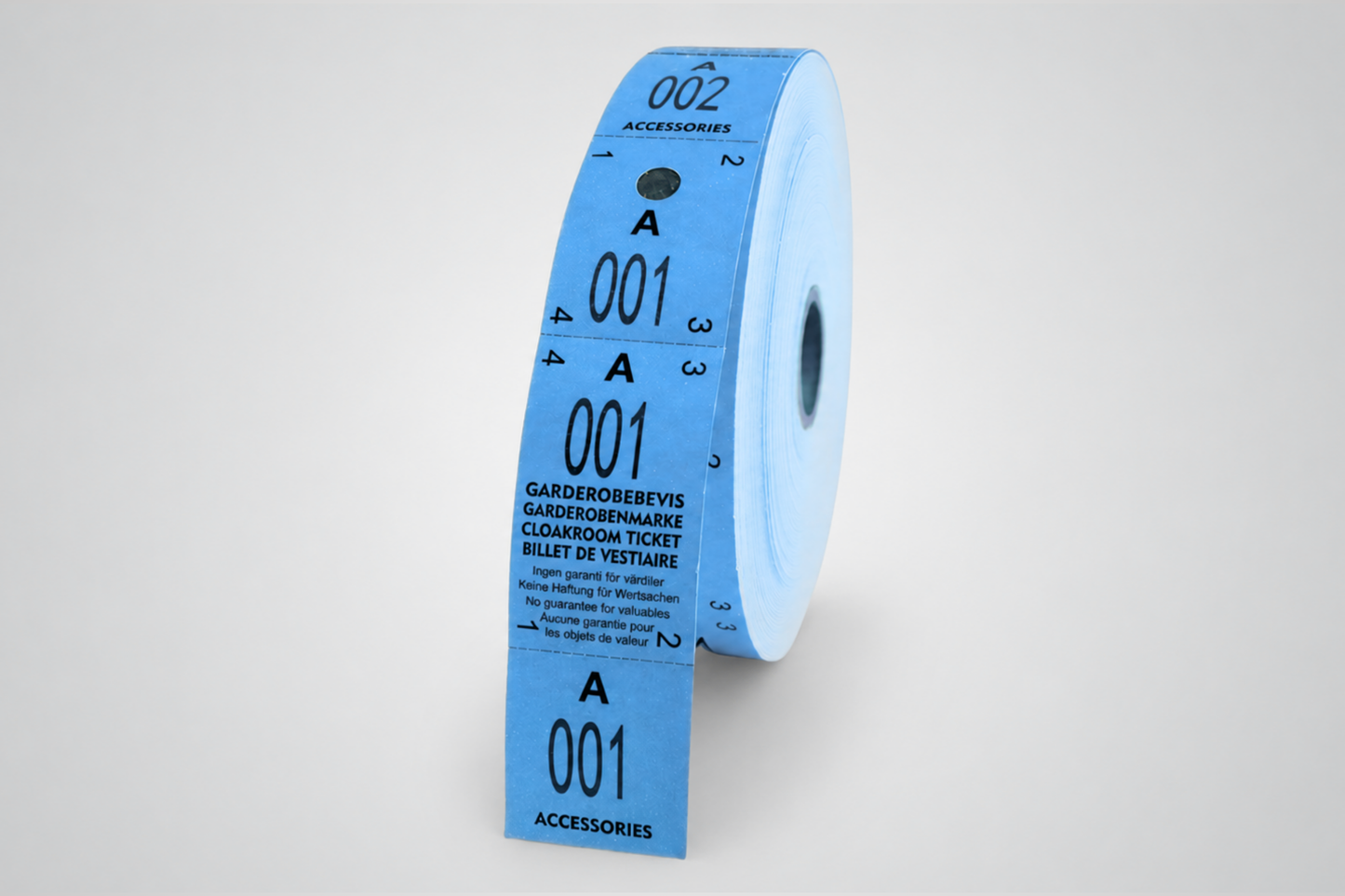 Billets de vestiaire en 3 parties en couleurs de JM Band®