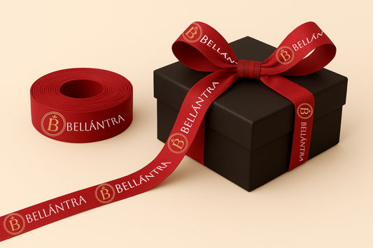 Ruban cadeau PETr imprimé de JM Band®. Achetez des rubans en 10 mm ici.