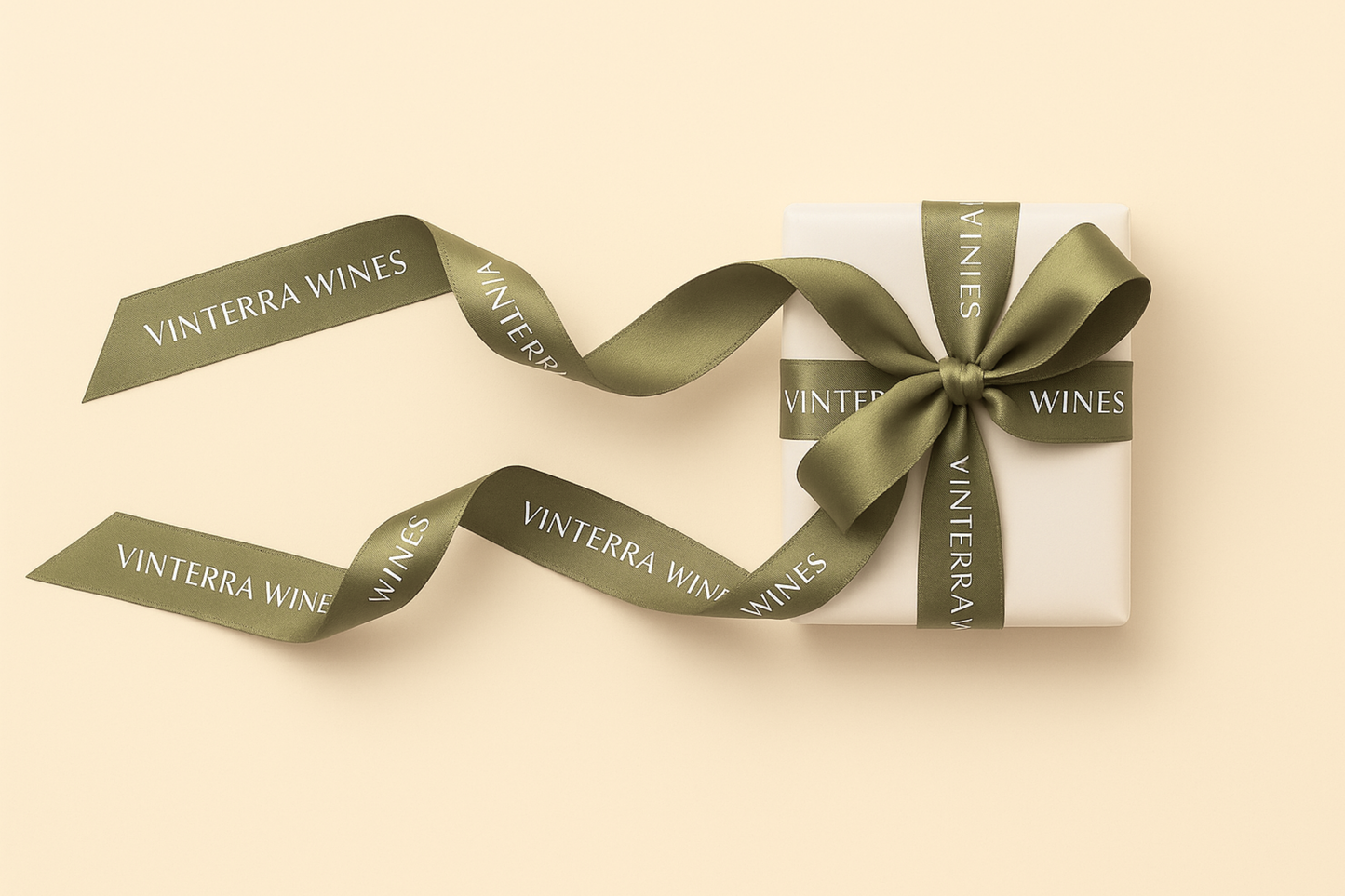 Geschenkband mit Aufdruck