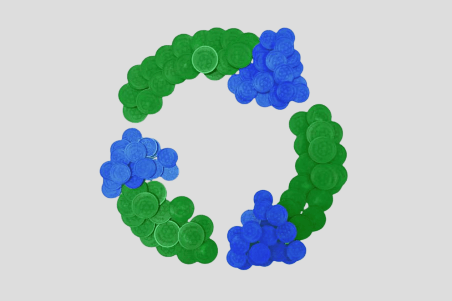 Jetons en plastique biodégradables dans les jetons en stock JM Band ch