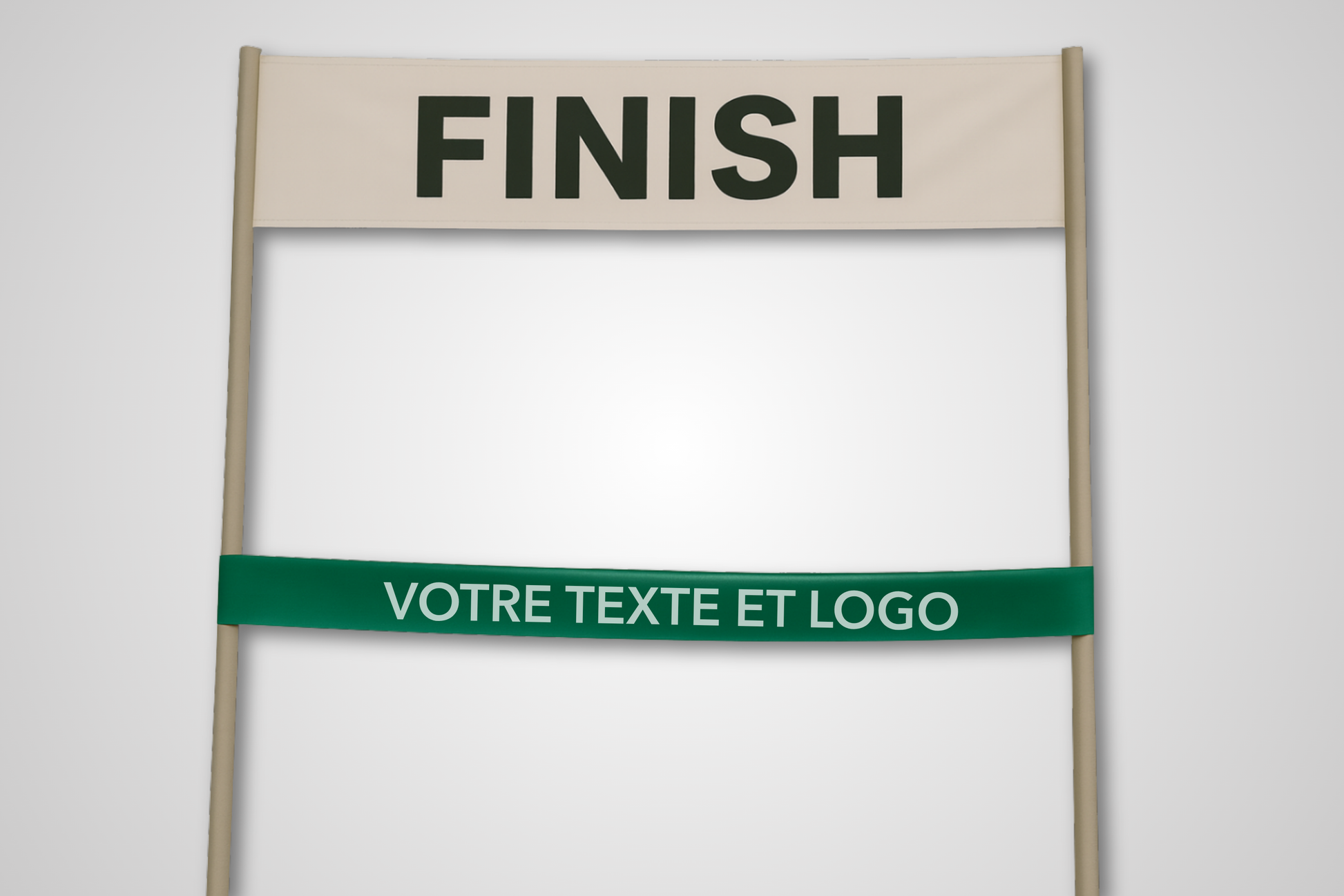Ligne d'arrivée course de JM Band®. Achetez des rubans en Blanc ici.
