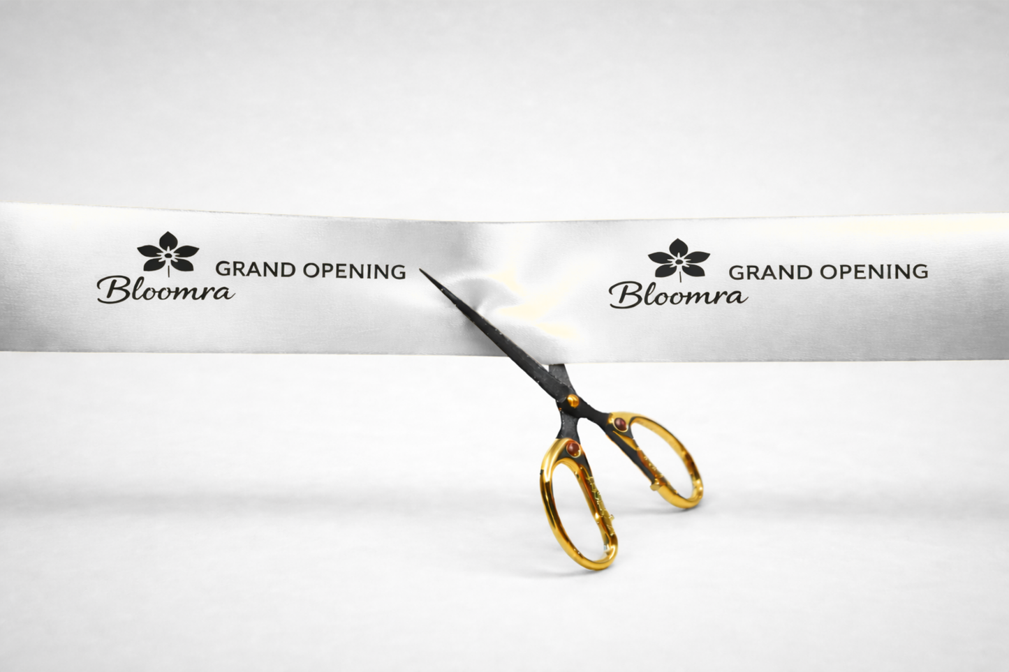 Nastro di inaugurazione che stampi il disegno