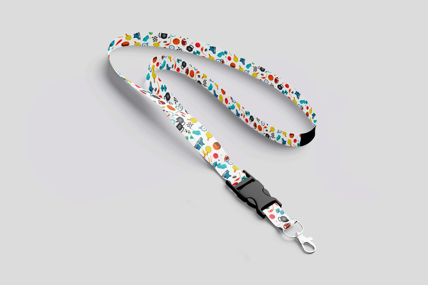Lanyards avec imprimé - enquête les longes JM Band®