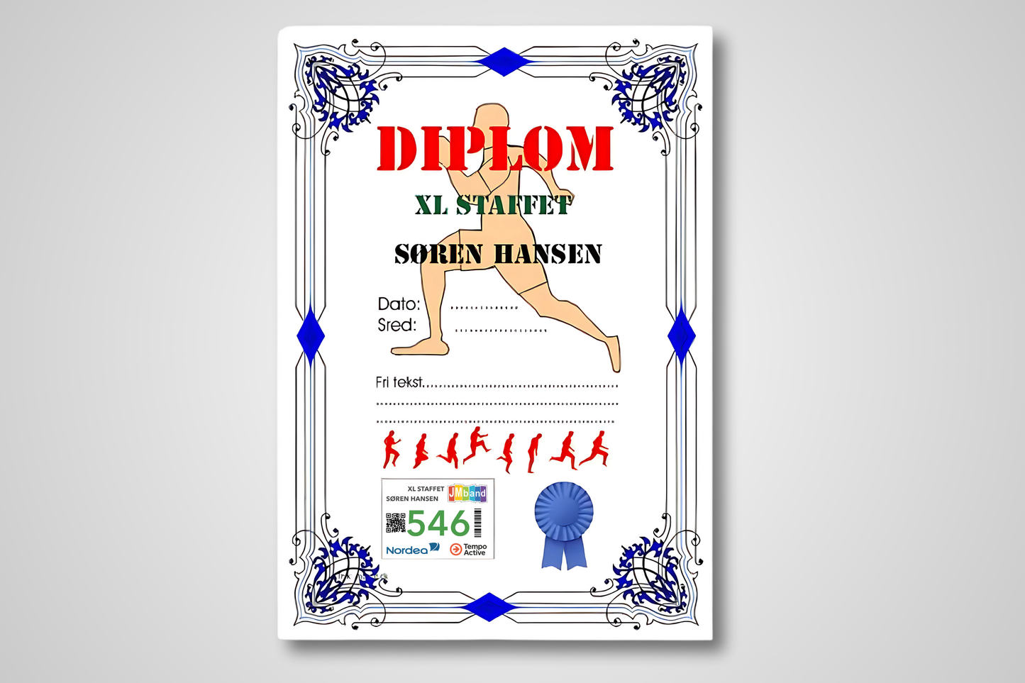 Diplôme de participants