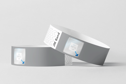 Bracelets en papier RFID - Demandez des bracelets en papier JM Band®