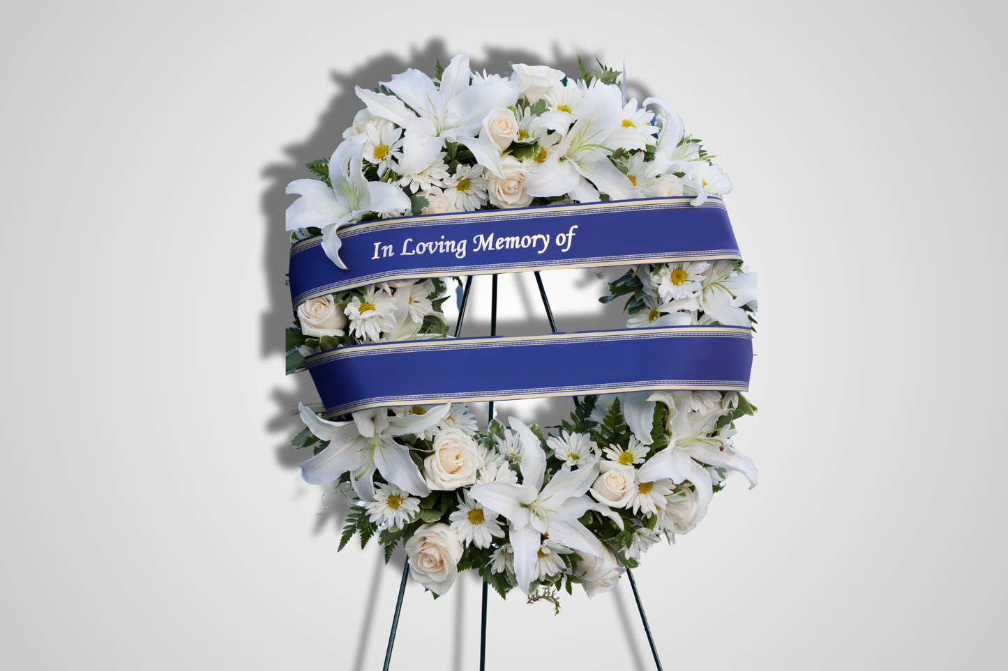 Rubans de bouquet imprimé de JM Band®. Achetez des rubans en funeral ici.