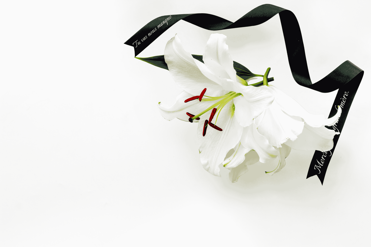 10 suggestions pour un message court sur un bouquet funéraire