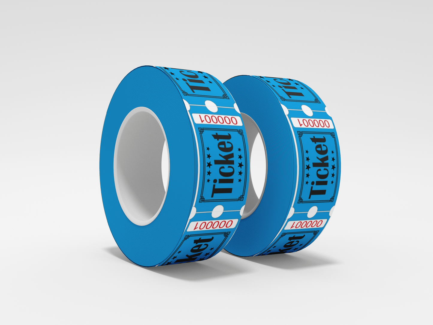 Billets d'admission Roll 1000 x 1 Billets JM Band Ch 1 Blue