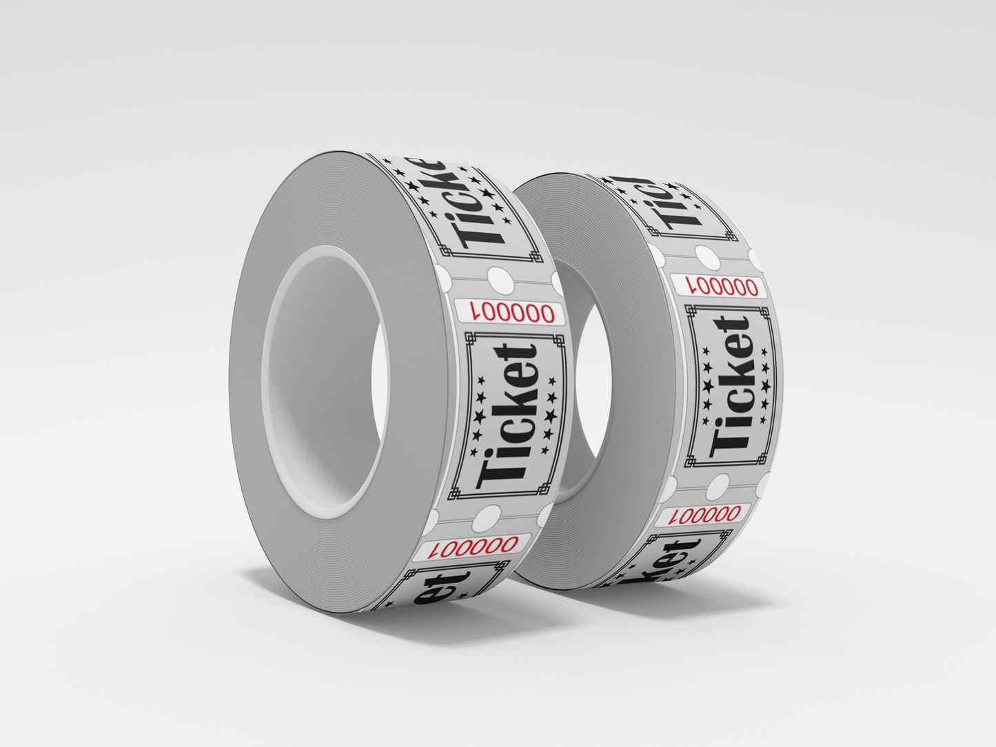 Billets d'admission Roll 1000 x 1 Billets JM Band® 1 Gray