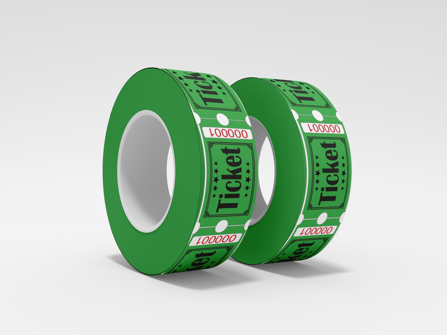 Billets d'admission Roll 1000 x 1 Billets JM Band Ch 1 Green