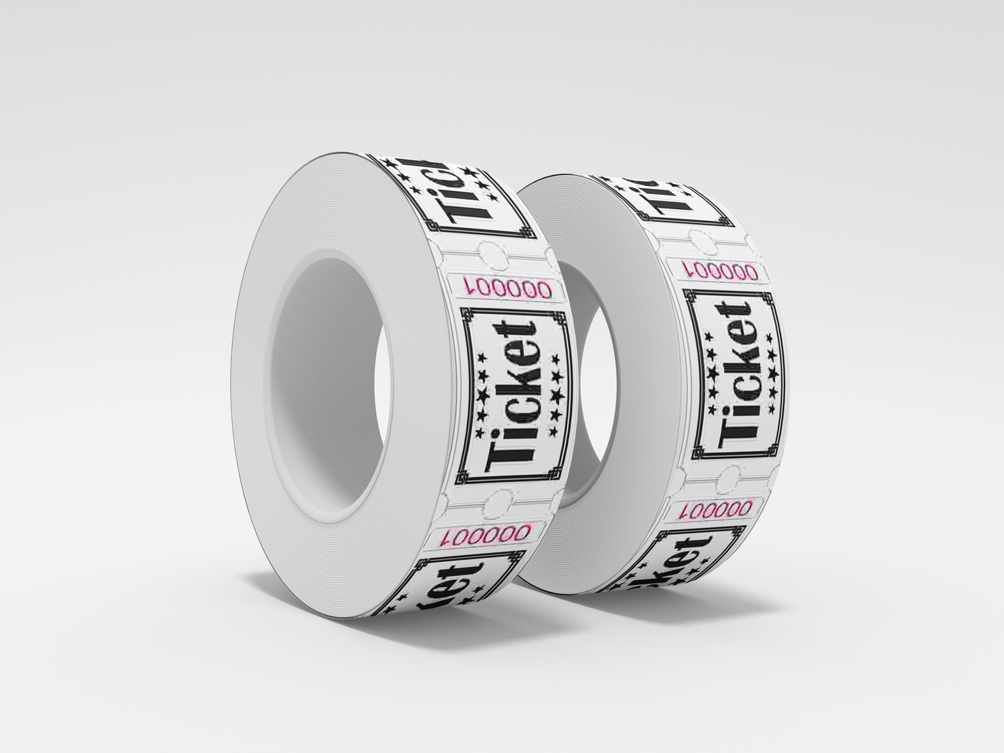 Billets d'admission Roll 1000 x 1 Billets JM Band® 1 blanc