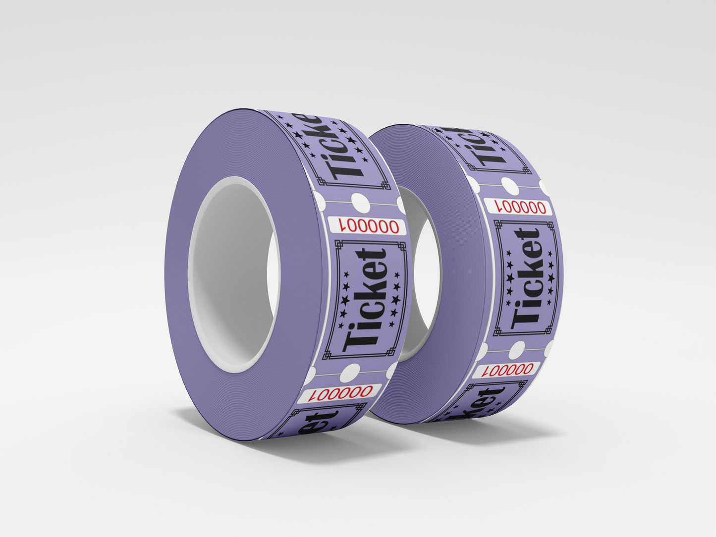 Billets d'admission Roll 1000 x 1 Billets JM Band Ch 1 Purple