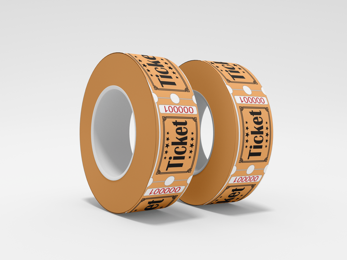 Billets d'admission Roll 1000 x 1 Billets JM Band® 1 Orange