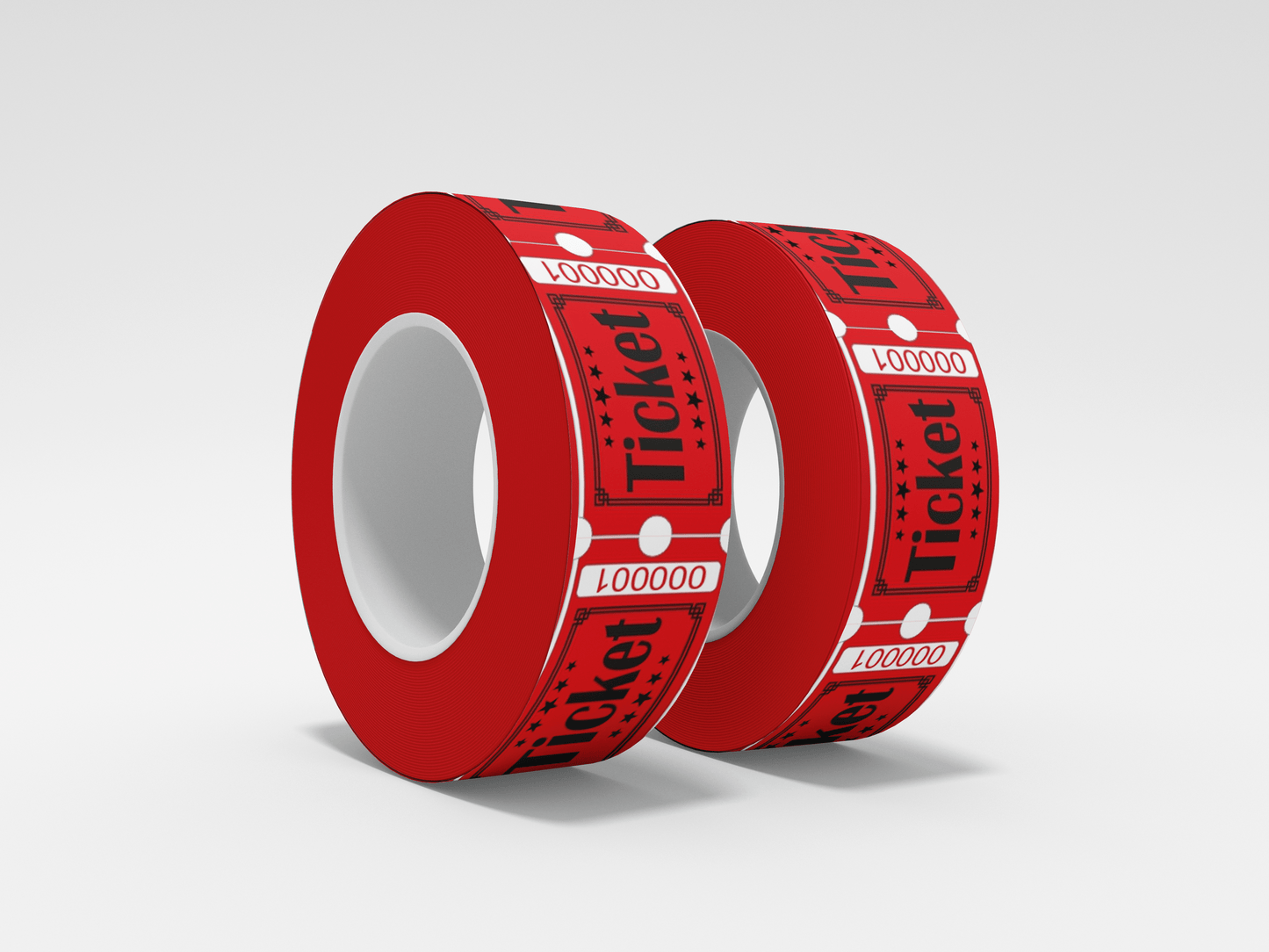 Billets d'admission Roll 1000 x 1 Billets JM Band® 1 Rouge
