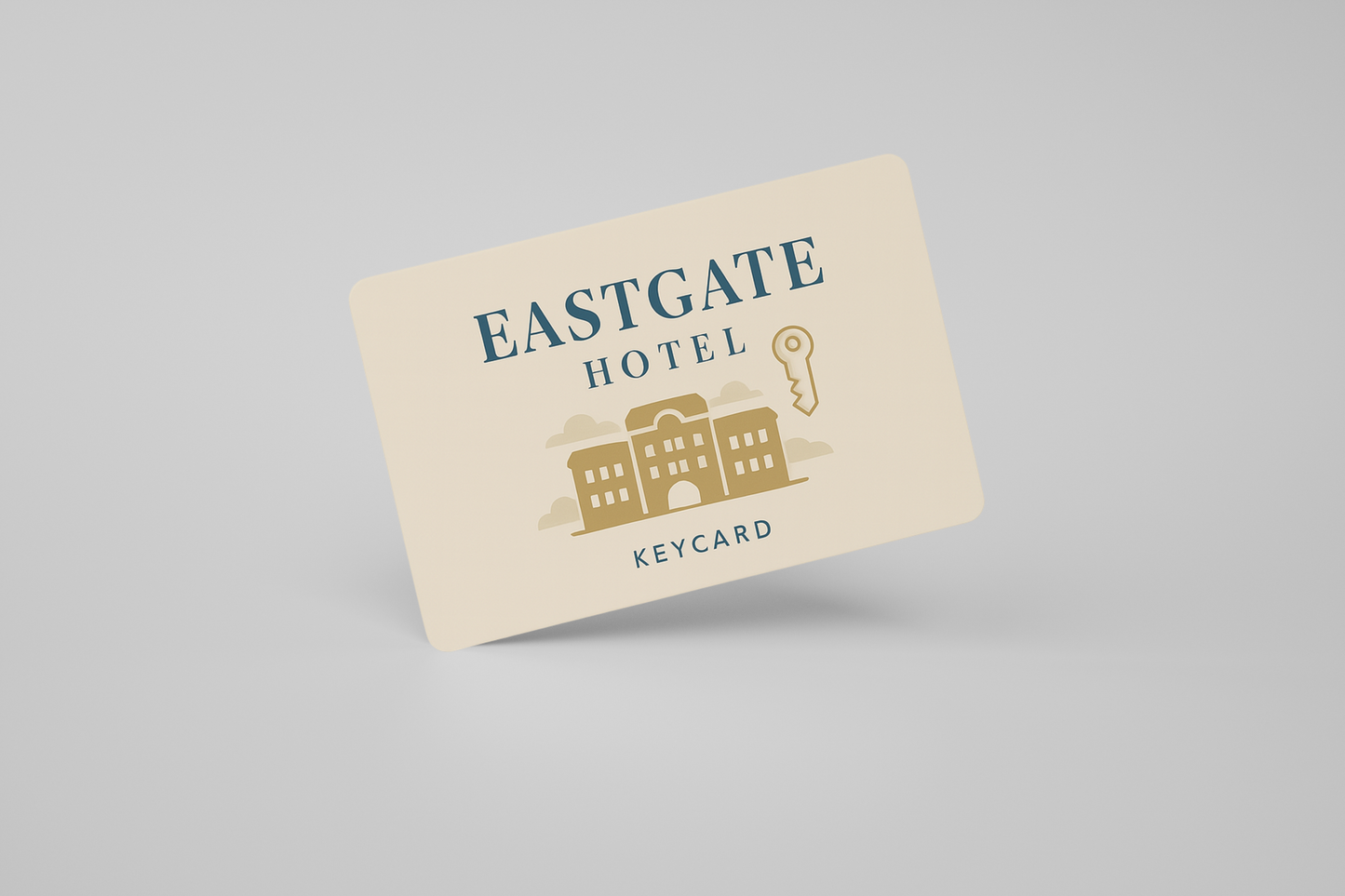 Une photo d'une carte d'hôtel avec NFC