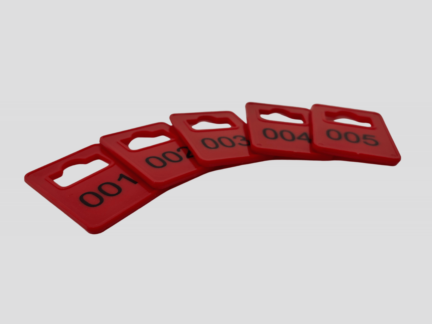 Numéros de vestiaire en plastique d 100 pcs billet jm groupe ch