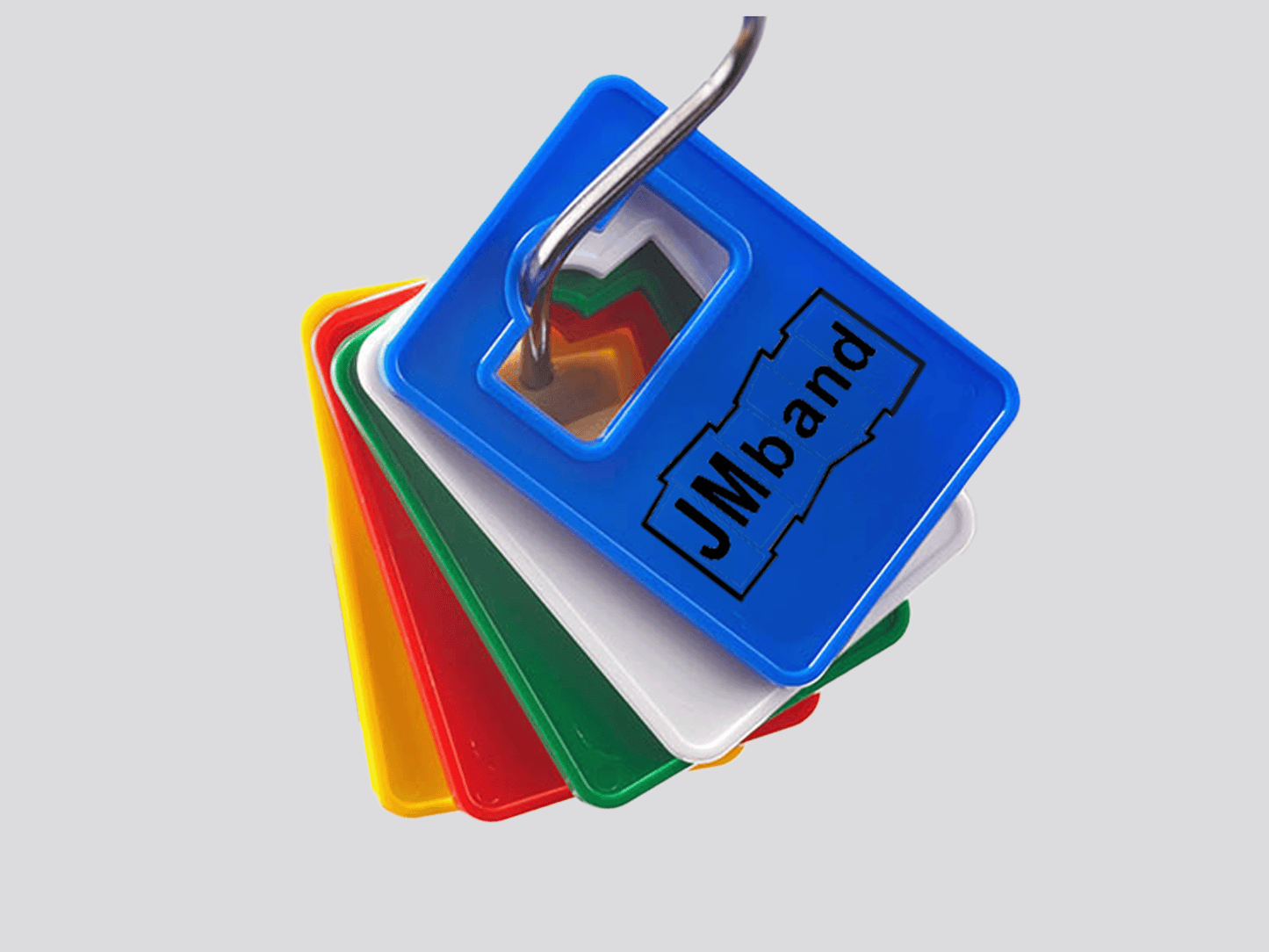 Numéros de vestiaire en plastique d 100 pcs avec billets d'impression JM Band ch