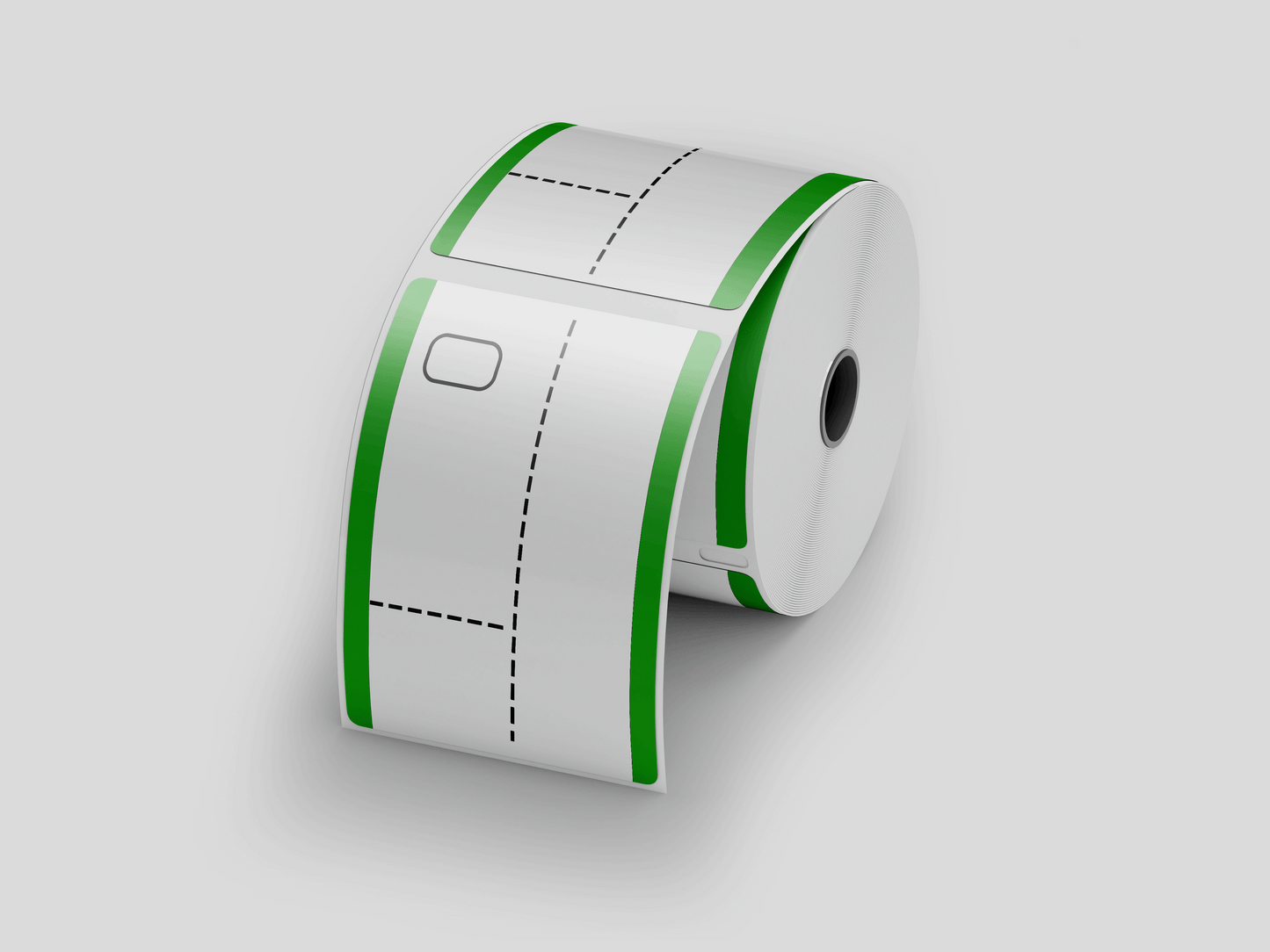 Billets de vestiaire thermique en 3 parties en billets en rouleau JM Band® 1 vert