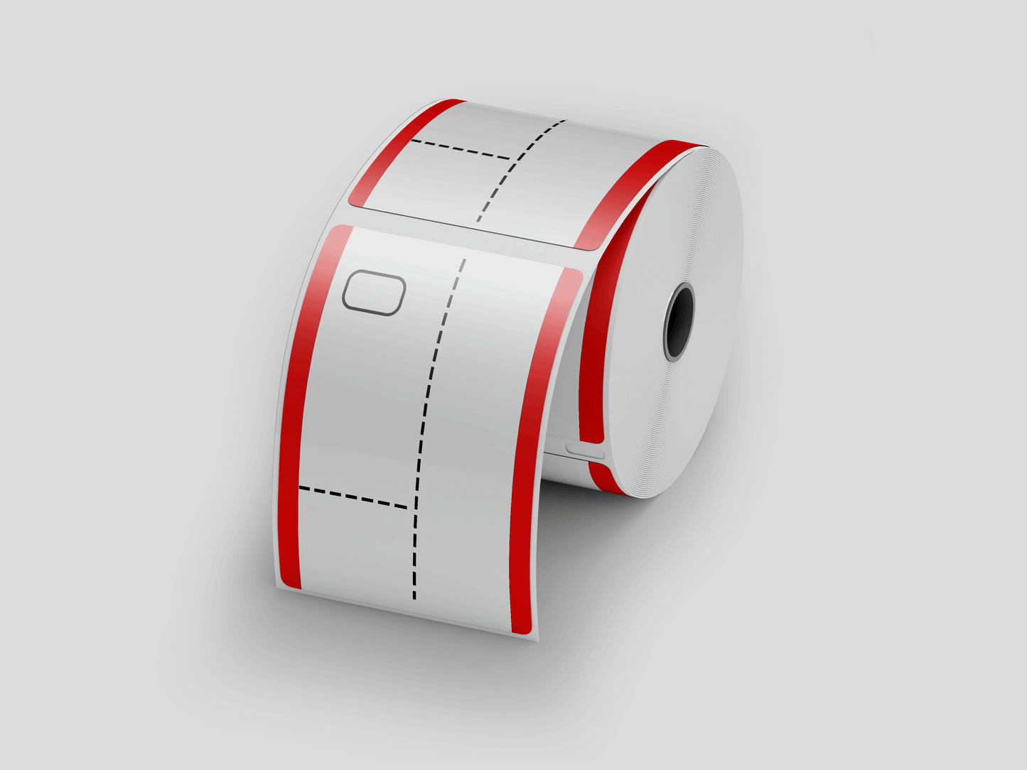 Billets de vestiaire thermique en 3 parties en billets en rouleau JM Band® 1 Rouge