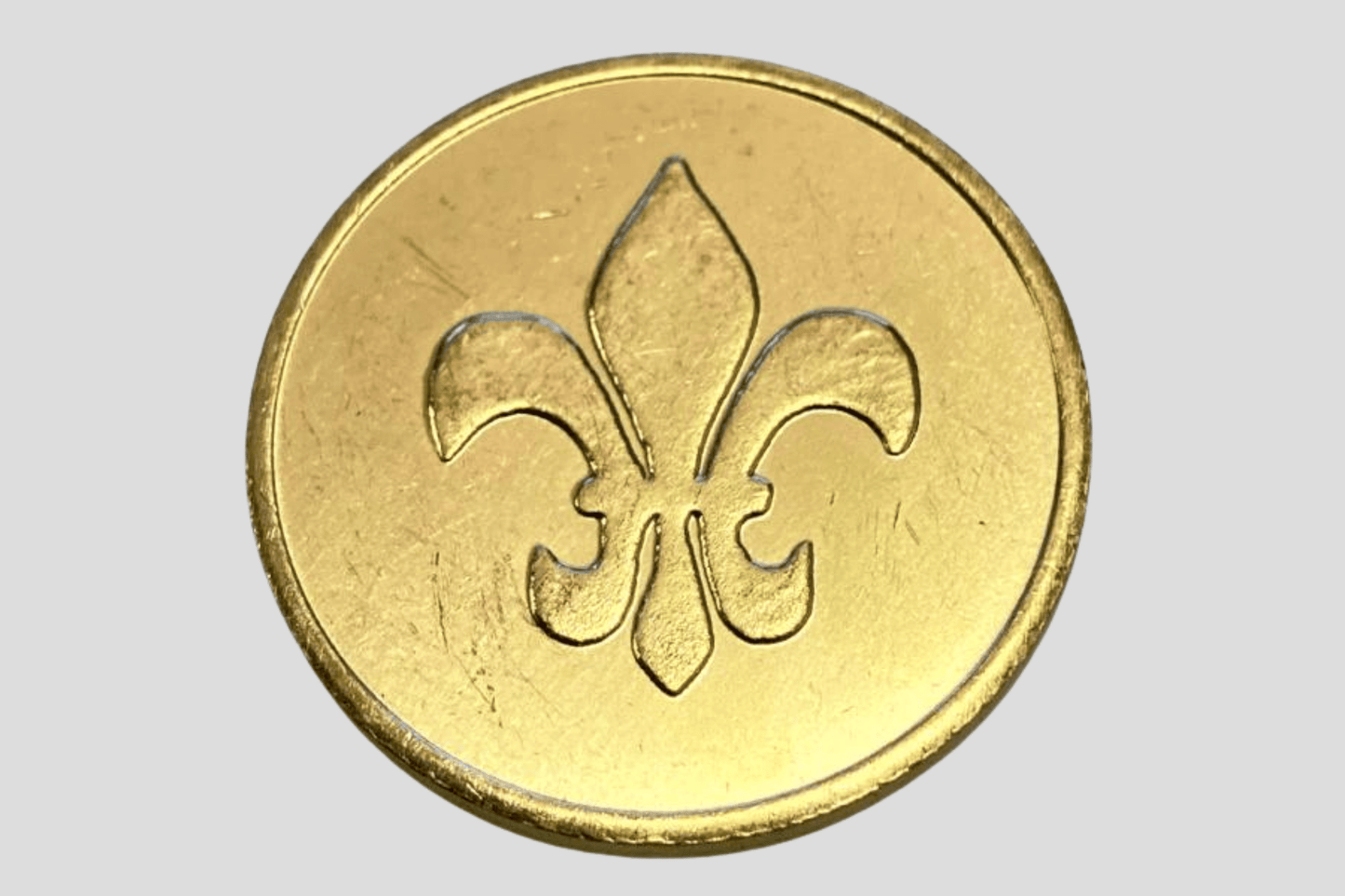 Jetons métalliques en relief dans les jetons en stock JM Band® 1 24 mm