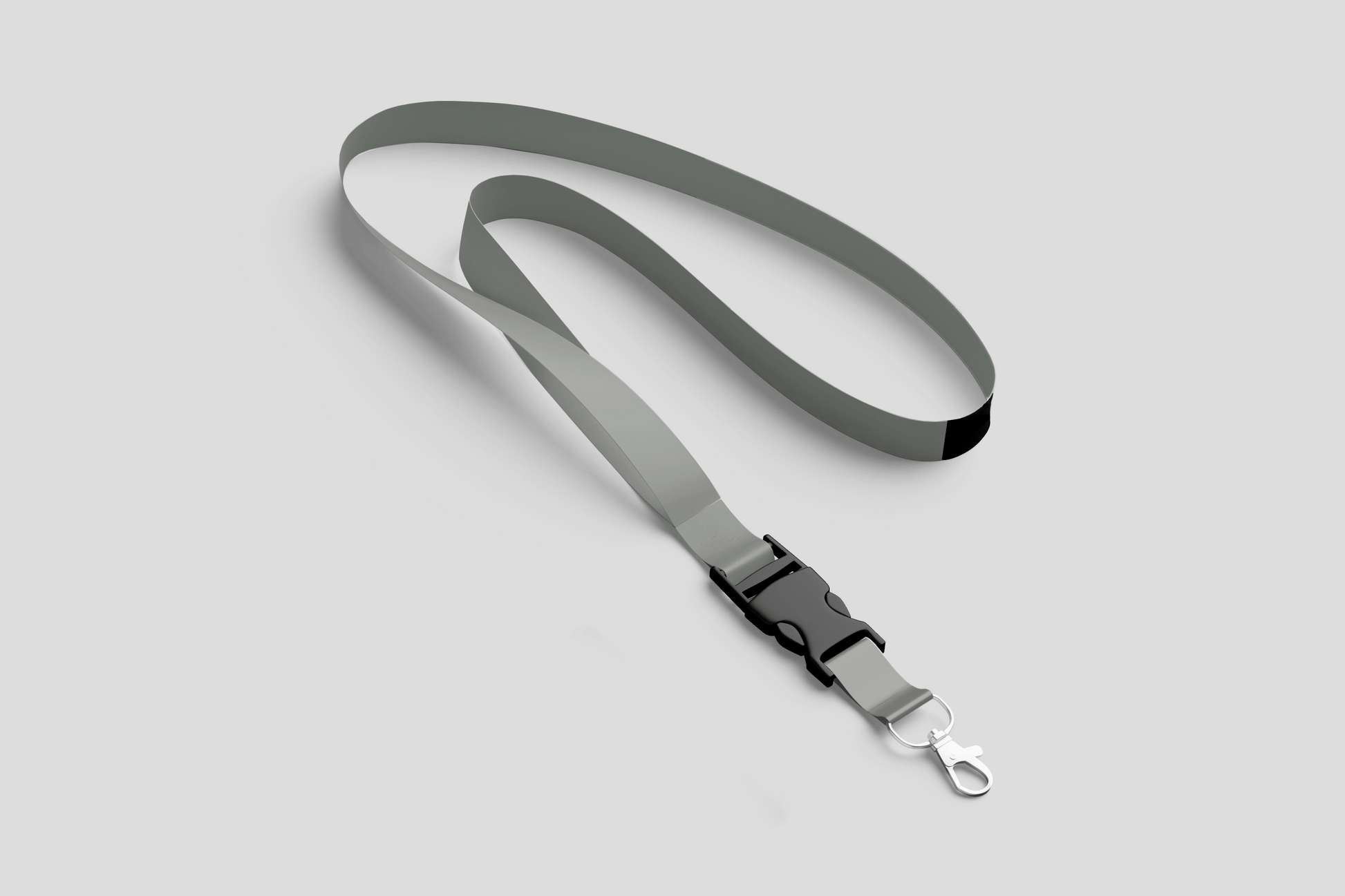 Longes simples Lanyards JM Band® 1 Gray