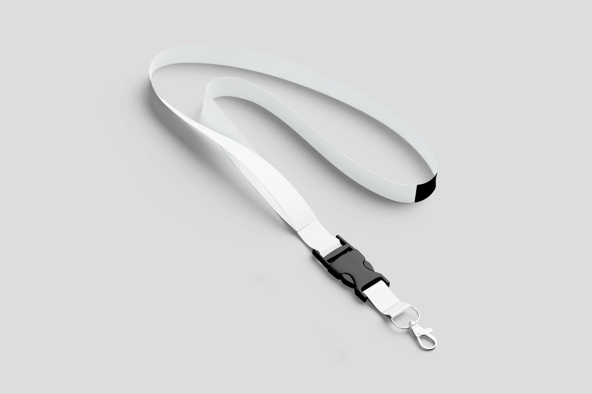 Longes simples Lanyards JM Band® 1 blanc