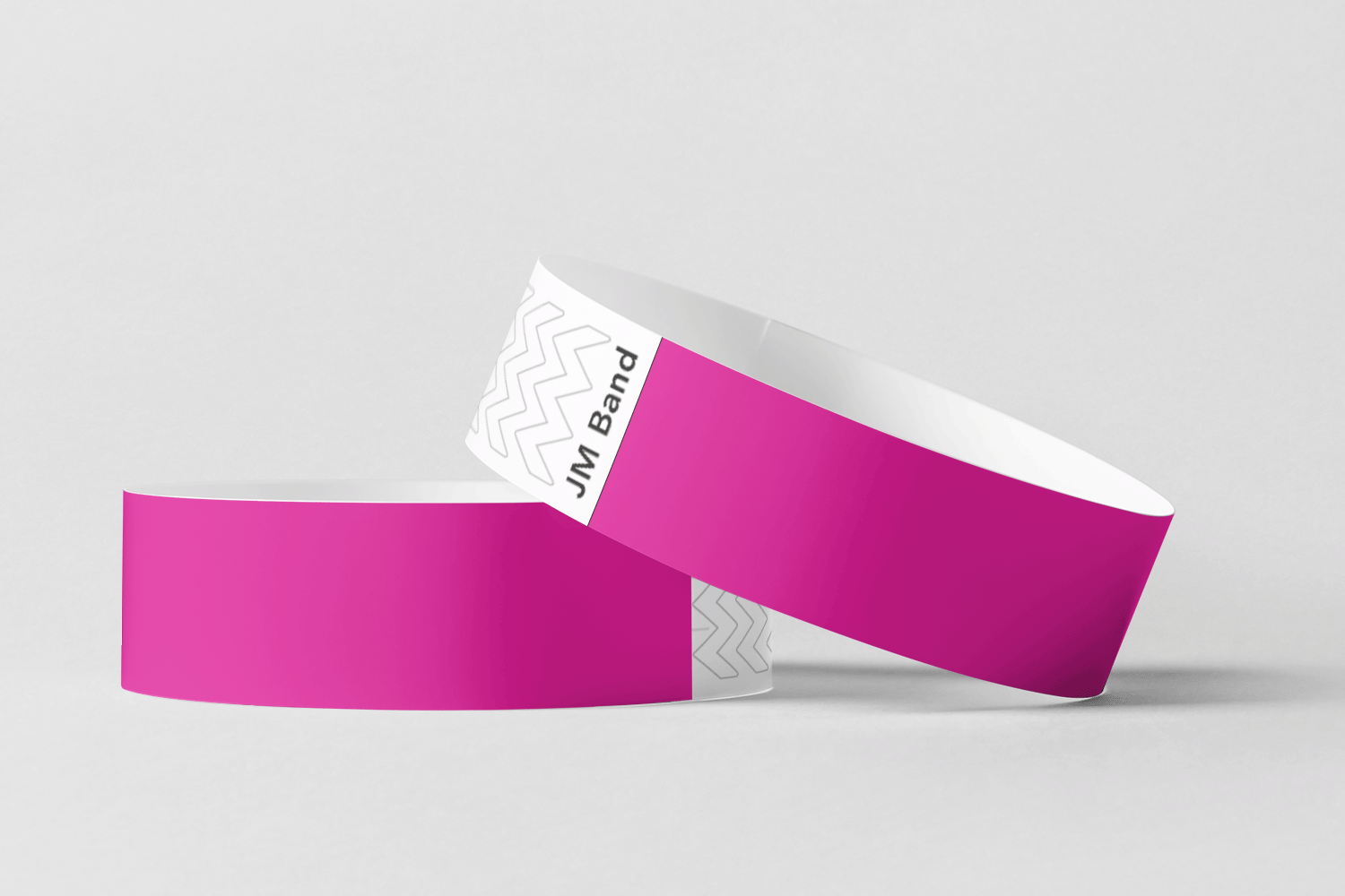 Bracelets en papier - bracelets en papier ordinaire JM Band® 10 Pink