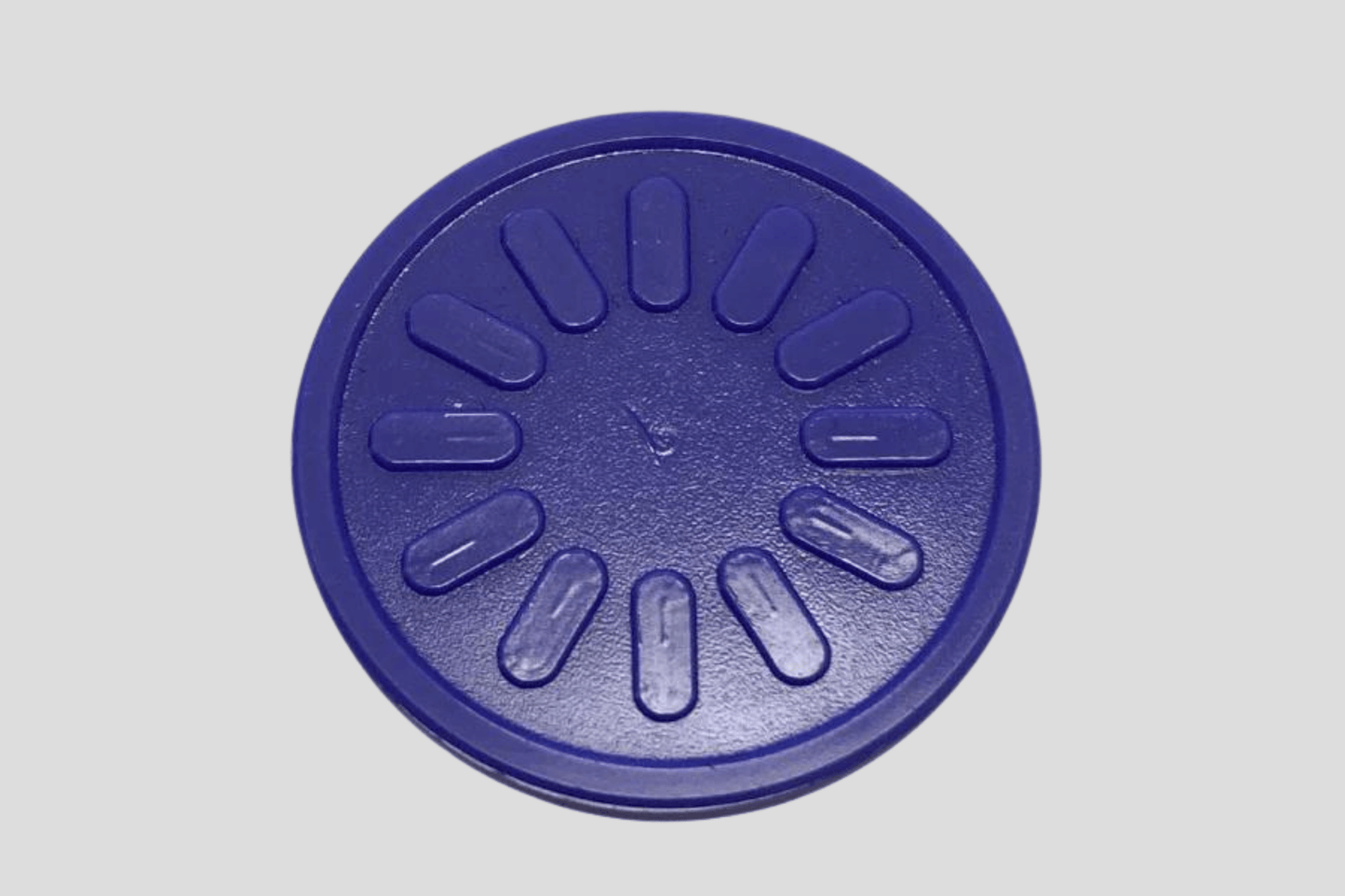 Jetons en plastique en relief en jetons de stock JM Band® 1 Fleur violette