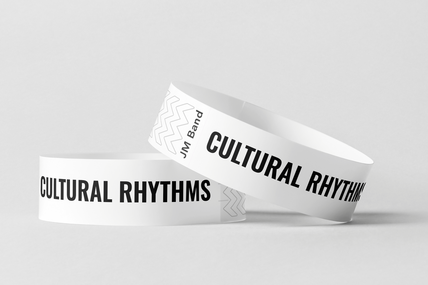 Les bracelets en papier Imprimé - enquête sur les bracelets en papier JM Band® 10 blanc