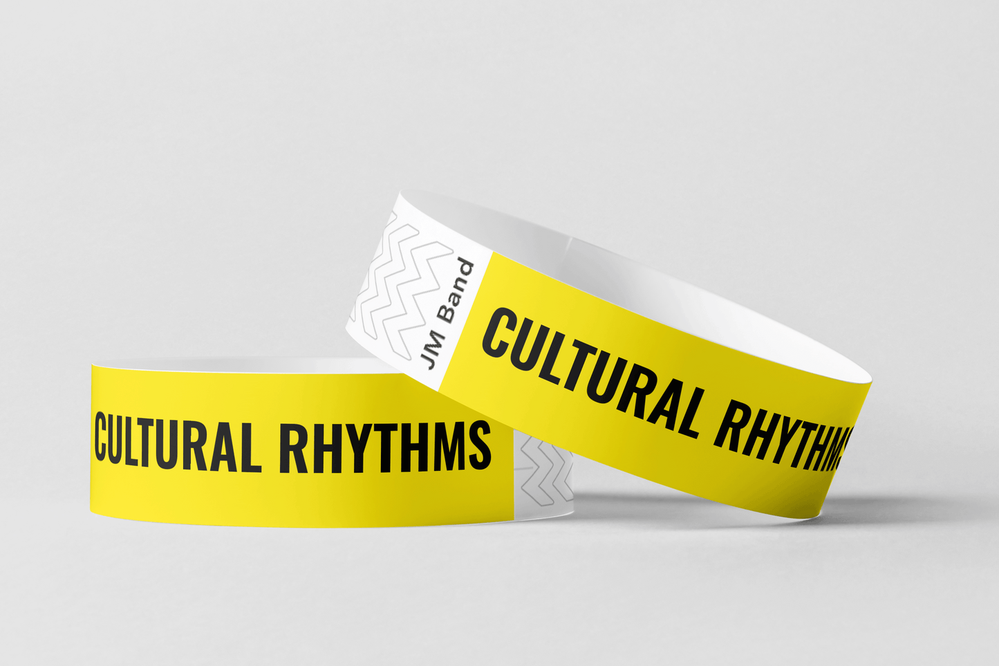 Les bracelets en papier Imprimé - enquête sur les bracelets en papier JM Band® 10 Jaune