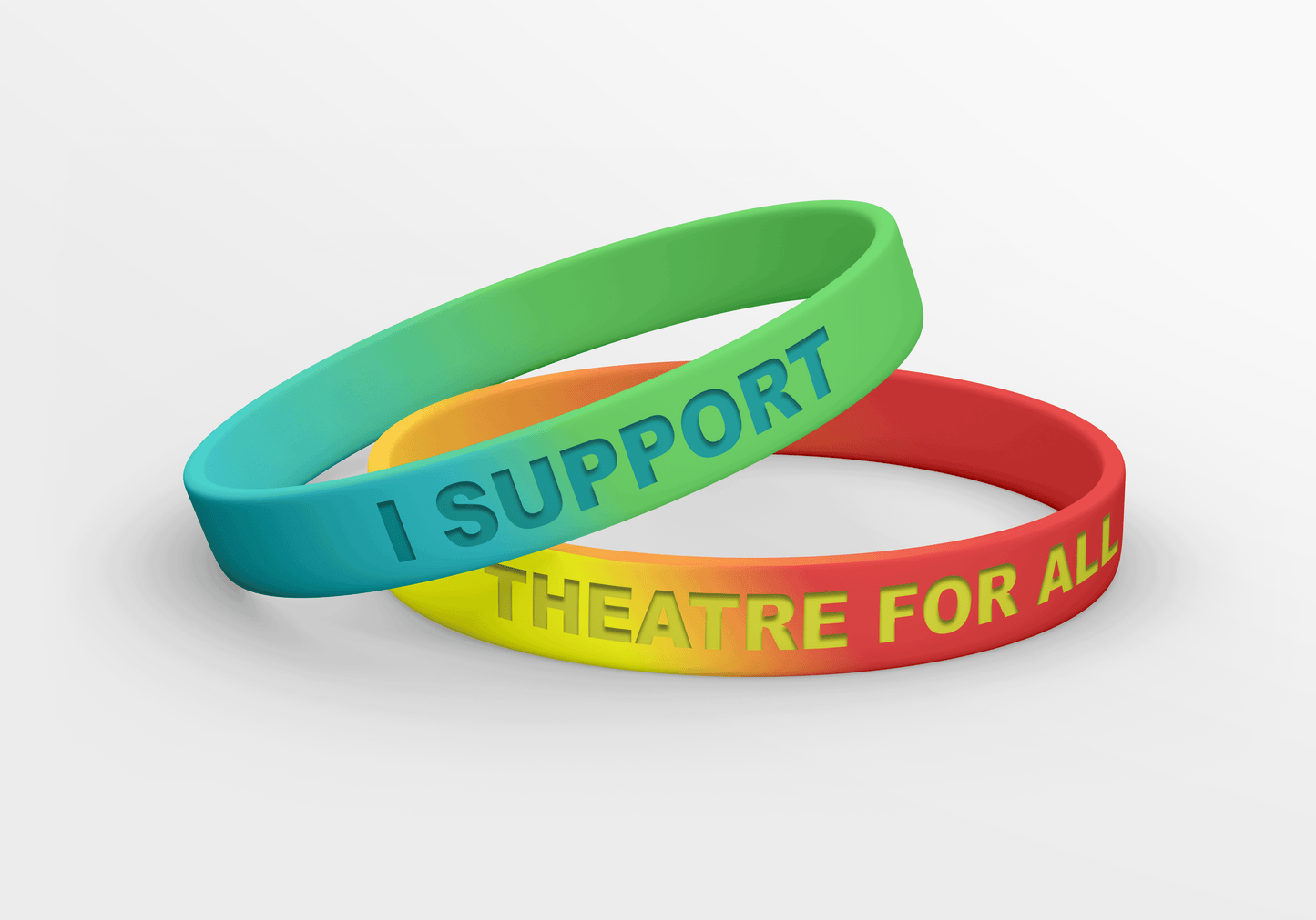 Bracelets en silicone multicolore