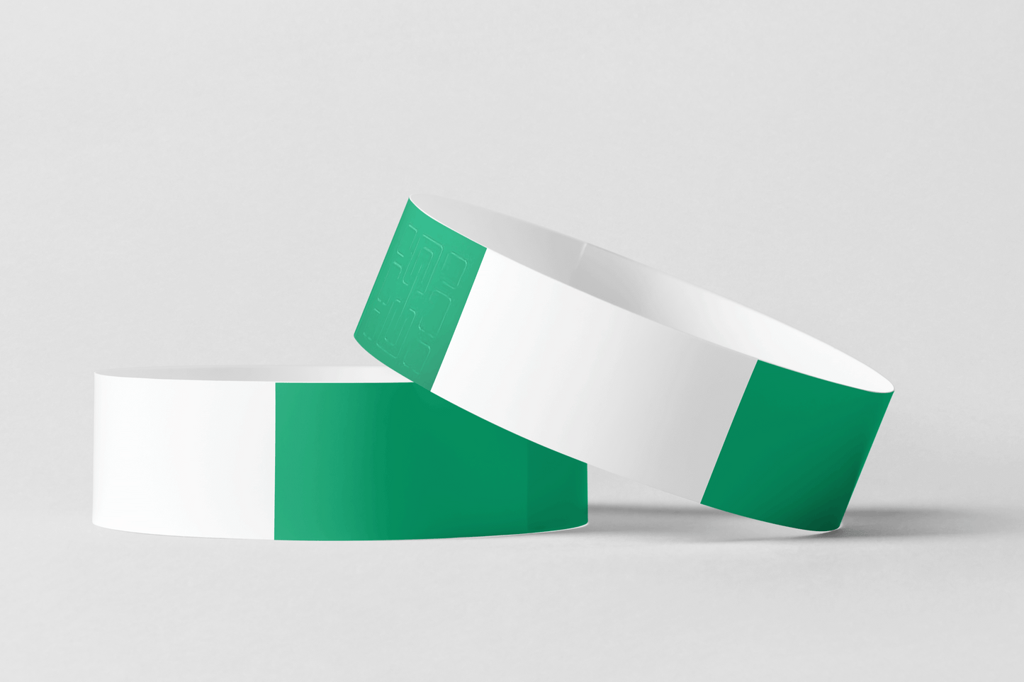 Bracelets thermiques en bracelets en vinyle rouleau JM Band® 1 vert