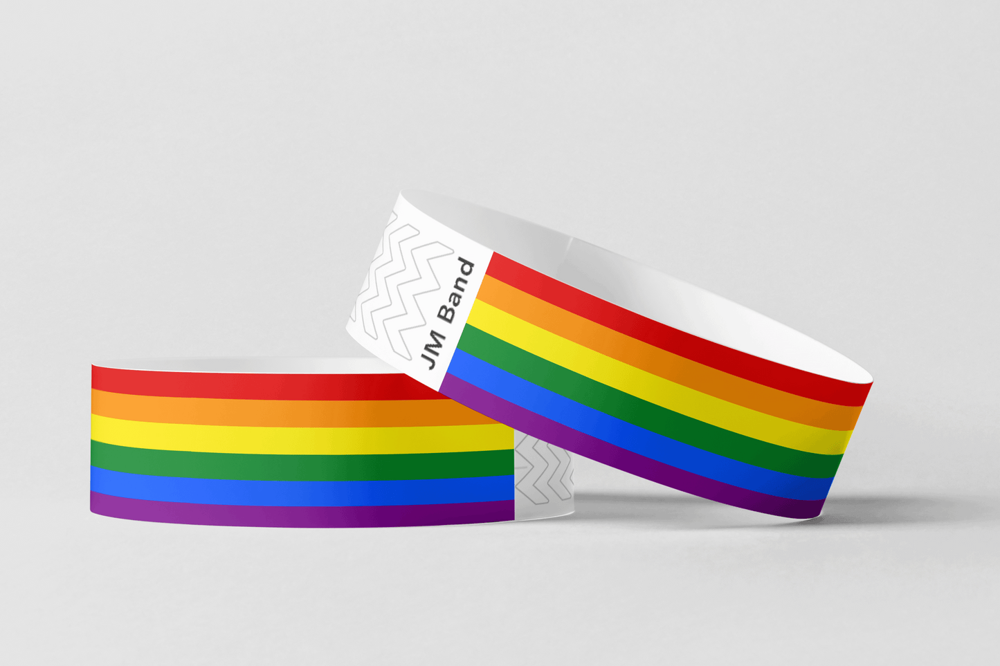 Bracelet couleur de JM Band®. Achetez des bracelets de papier en pride ici.