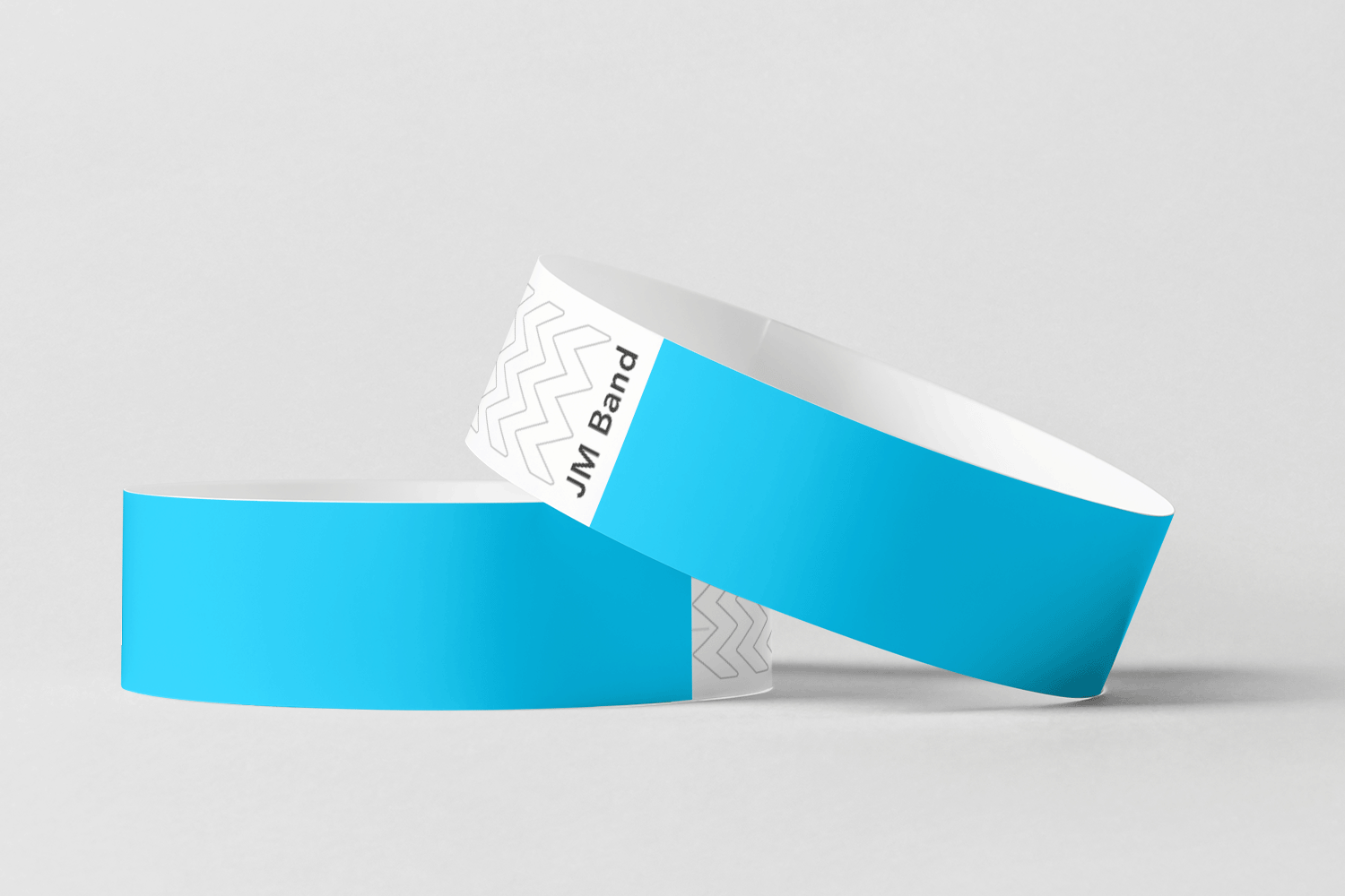 Bracelets en papier - bracelets en papier ordinaire JM Band® 10 bleu