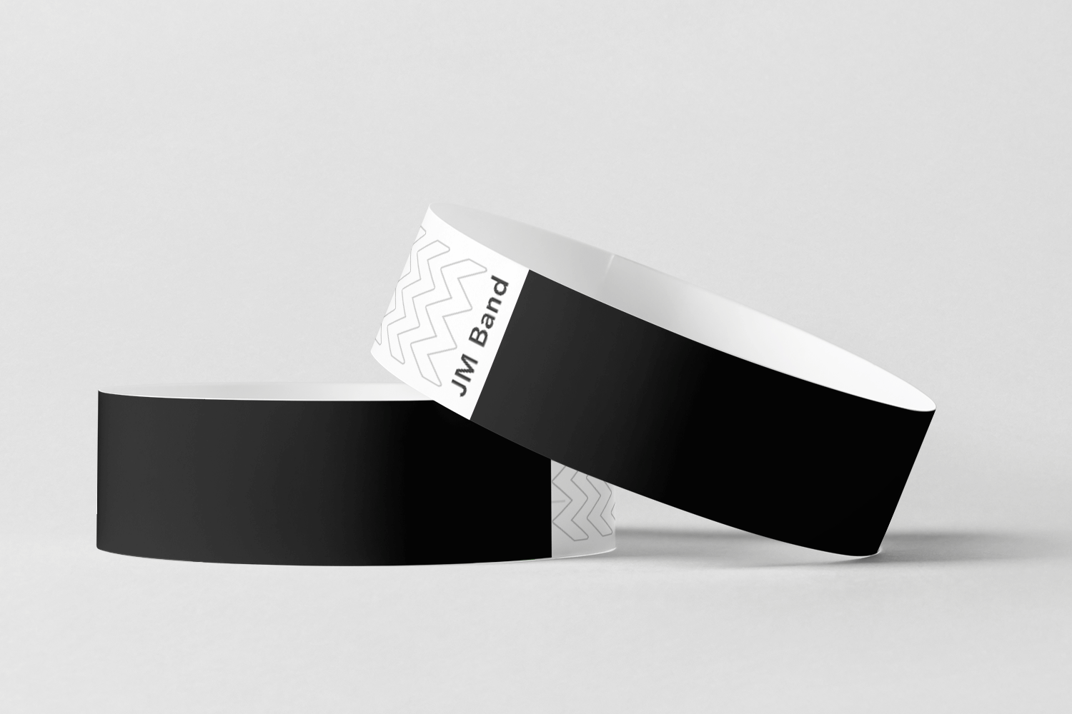 Bracelets en papier - bracelets en papier ordinaire JM Band® 10 Black