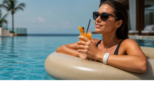 Bracelets RFID pour hôtels et resorts : accès, paiement et gestion des flux de clients en une seule solution