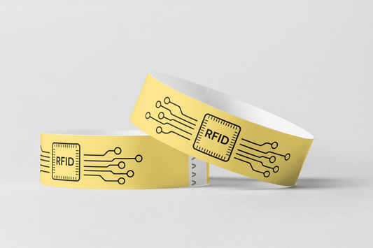 Bracelets en papier RFID - Print en couleur et mifare ul ev1 papier en papier jm band ch