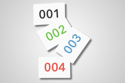 Dossards en stock
