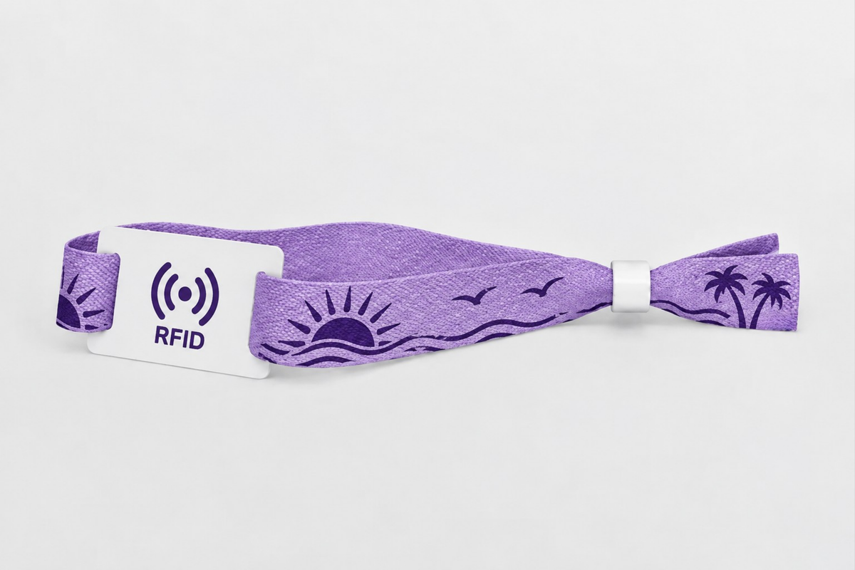 Bracelet RFID en tissu bambou