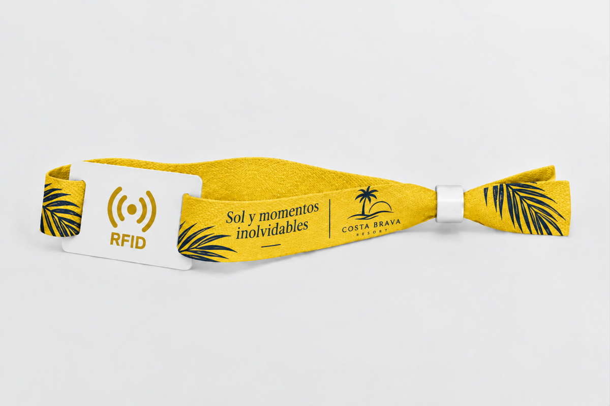 Bracelet RFID en tissu bambou