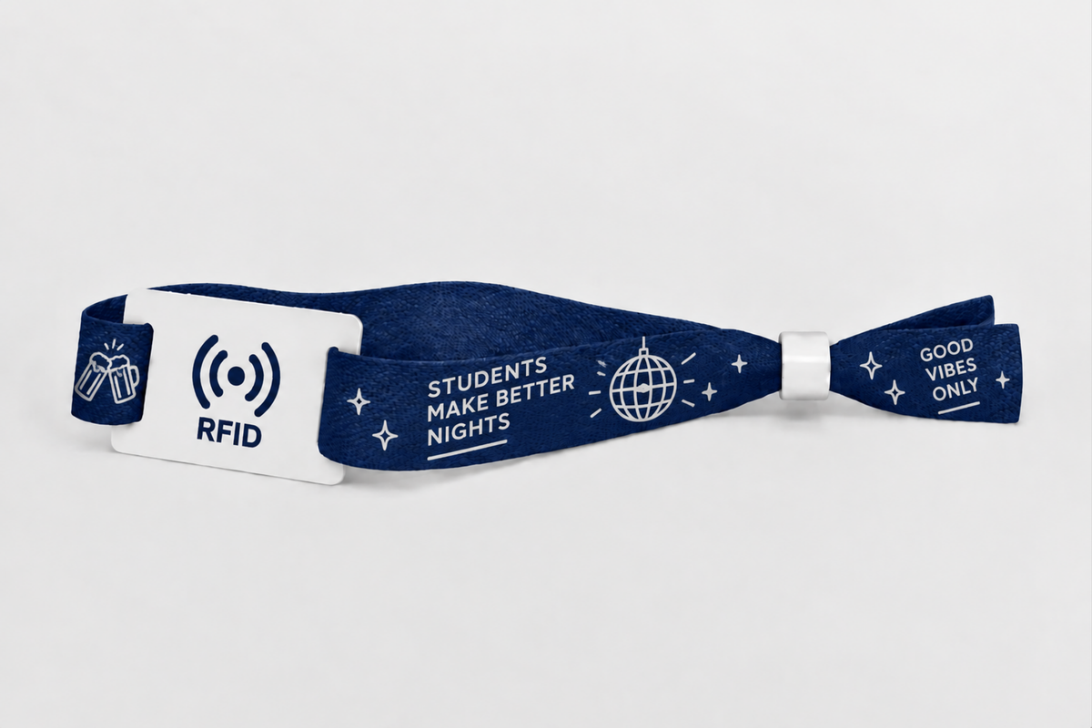 Bracelet RFID en tissu bambou