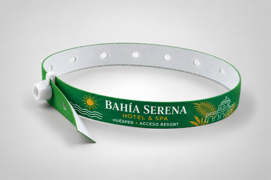 Bracelet en tissu avec fermeture à pression