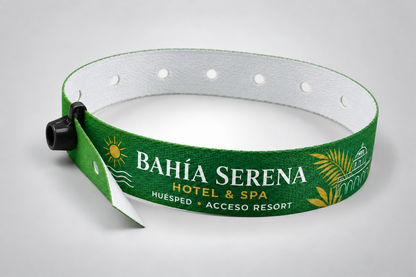 Stoffarmband mit Schnappverschluss