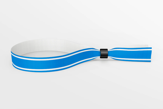 Bracelets festival colorés en stock de JM Band®. Achetez des bracelets de festival en Bleu un ici.