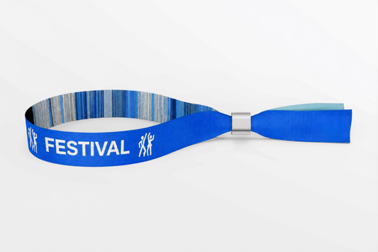 Festivalbändchen gewebt
