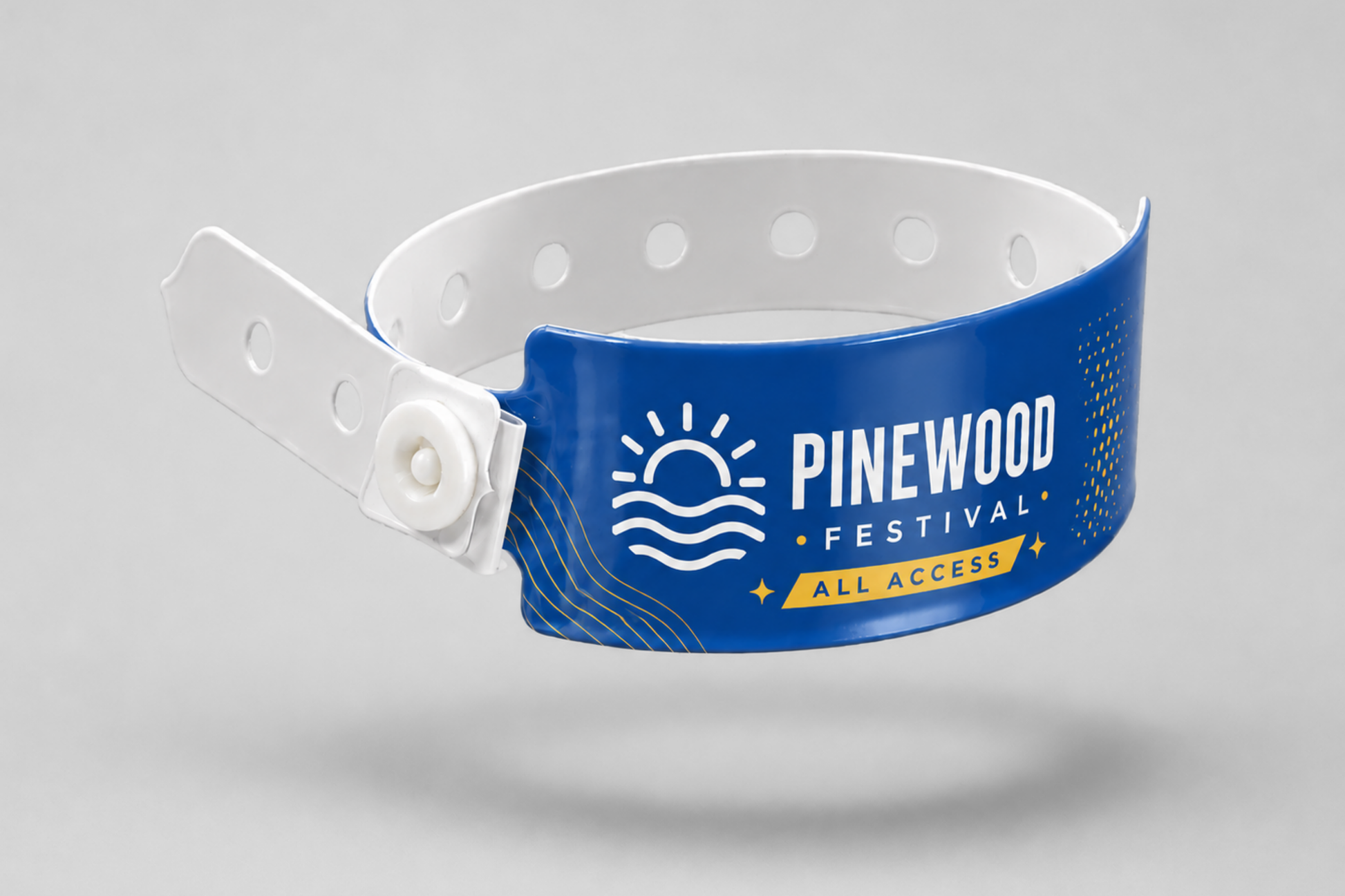 Bracelets plastique W imprimés de JM Band®. Achetez des bracelets en Bleu ici.
