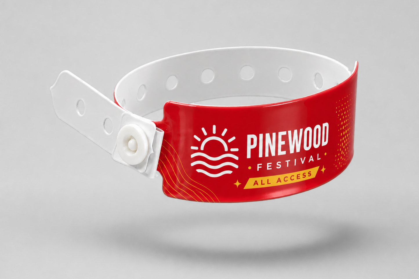 Bracelets plastique W imprimés de JM Band®. Achetez des bracelets en Rouge ici.