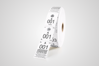 Biglietti Guardaroba 3-parti (500pz)