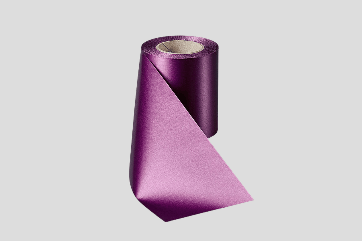 Ruban Eco Satin Roule de 100 mm Ribbon JM Band ch violet